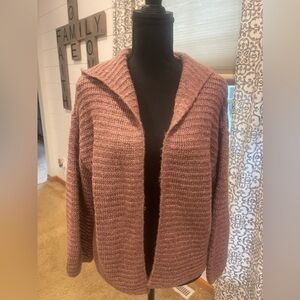 Wild Fable women’s hooded cardigan. Size small. Mauve color.